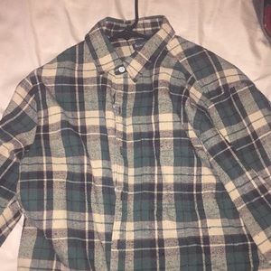 Green Soft Flannel Shirt